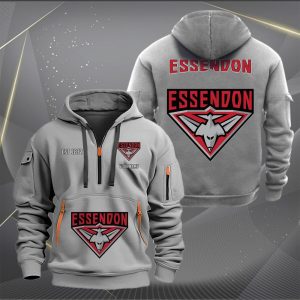 auspiritmerch essendon personalized sports hoodie zipper gift for fans hayuz