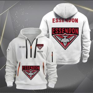 auspiritmerch essendon personalized sports hoodie zipper gift for fans hw2kk