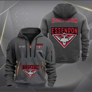 auspiritmerch essendon personalized sports hoodie zipper gift for fans vs2qx