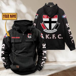 AFL St Kilda Personalized Half-zip Hoodie Gift For Fans