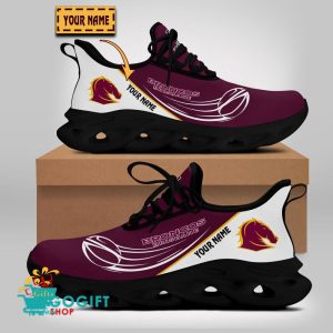 brisbane broncos custom name new edition max soul shoes 1412