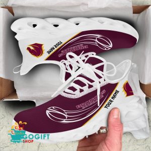 brisbane broncos custom name new edition max soul shoes 1416