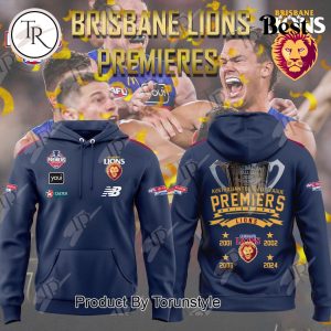 Brisbane Lions 2024 AFL Premiers Four Times Hoodie – Torunstyle