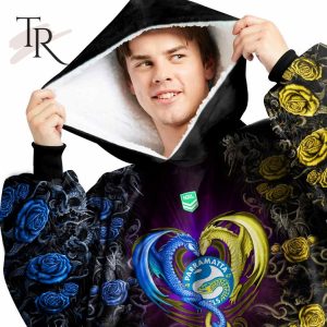 custom name and number nrl parramatta eels rose dragon oodie blanket hoodie 2 IBBik
