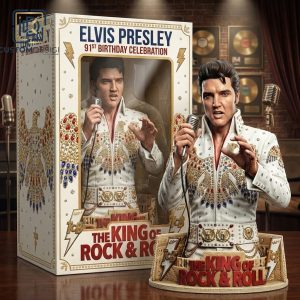Elvis Presley 91st Birthday Celebration The King Of Rock And Roll Premium Collectible Statue