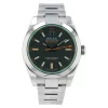 Milgauss Black Dial Green Crystal 40mm Men’s Watch 116400GV-0001 1:1