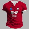 Illawarra Steelers 1987 ARL/NRL Vintage Retro Henley Shirt