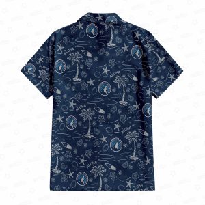 hawaiian shirt back Minnesota Timberwolves
