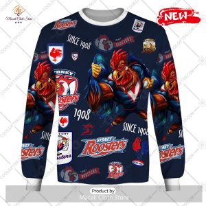 new nrl sydney roosters season logo design hoodie sweatshirt 3d 4 HGSNg