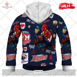 new nrl sydney roosters season logo design hoodie sweatshirt 3d 6 61bTy