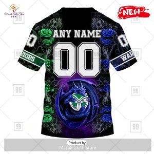 new personalized nrl new zealand warriors rose luxury dragon hoodie sweatshirt 3d 7 TKmhs
