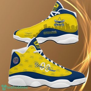 north queensland cowboys personalzied name nrl air jordan 13 shoes best gift fans 2