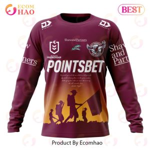 nrl manly warringah sea eagles special anzac day kits 2023 3d hoodie 6 KuhIJ