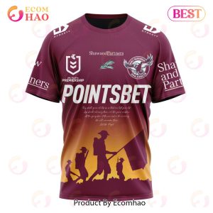 nrl manly warringah sea eagles special anzac day kits 2023 3d hoodie 8 c75bj