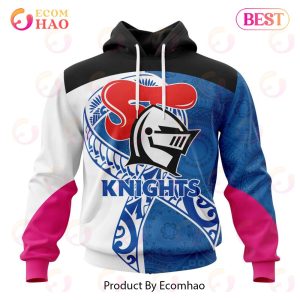 AFL Port Adelaide Travis Boak Pullover Hoodie NRL Newcastle Knights Custom Name Number Fight Cancer Pullover Hoodie
