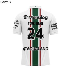 nrl south sydney rabbitohs custom name number 2024 alternate jersey polo shirt back