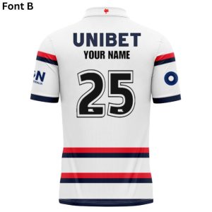 nrl sydney roosters custom name number 2025 training jersey polo shirt back
