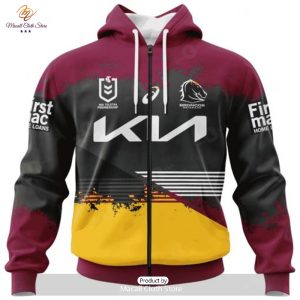 personalize nrl brisbane broncos special faded design hoodie sweatshirt 3d 2 CXwwK