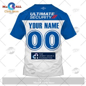 personalize nrl canterbury bankstown bulldogs 2023 home jersey hoodie sweatshirt 3d 8 KVDCX