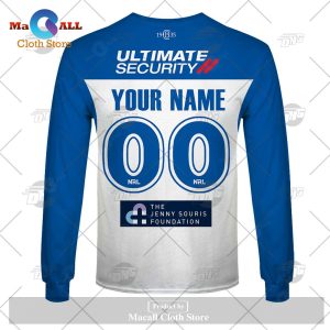 personalize nrl canterbury bankstown bulldogs 2023 home jersey hoodie sweatshirt 3d 9 TU5uy