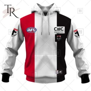 personalized home guernsey 2023 afl st kilda saints hoodie 2 vV986