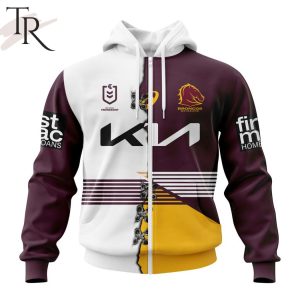 personalized nrl brisbane broncos home mix away kits hoodie 2 p6U8N