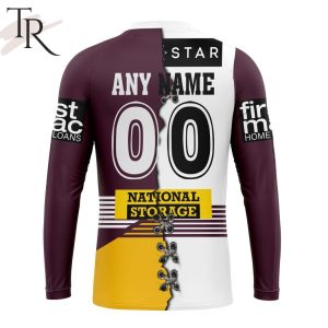 personalized nrl brisbane broncos home mix away kits hoodie 7 3R5ZE