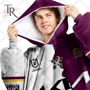 personalized nrl brisbane broncos mix v2 jersey oodie flanket blanket hoodie snuggie 2 YCLcV