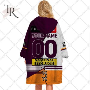 personalized nrl brisbane broncos mix v2 jersey oodie flanket blanket hoodie snuggie 3 K5OBU