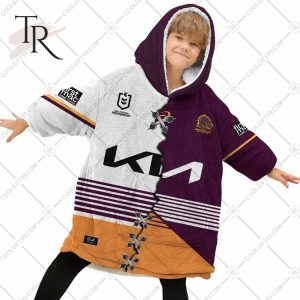 personalized nrl brisbane broncos mix v2 jersey oodie flanket blanket hoodie snuggie 4 yCvhk