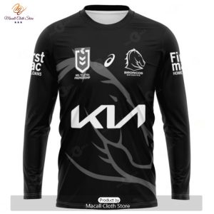 personalized nrl brisbane broncos monochrome design hoodie sweatshirt 3d 4 YomQs