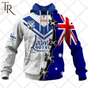 personalized nrl canterbury bankstown bulldogs home jersey mix flag hoodie 5 j0reJ