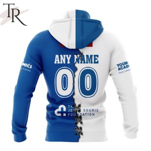 personalized nrl canterbury bankstown bulldogs home mix away kits hoodie 5 sWD6c