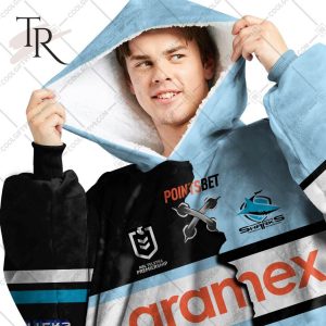 personalized nrl cronulla sutherland sharks mix v2 jersey oodie flanket blanket hoodie snuggie 2 A5Li3