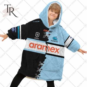personalized nrl cronulla sutherland sharks mix v2 jersey oodie flanket blanket hoodie snuggie 4 1GhTl