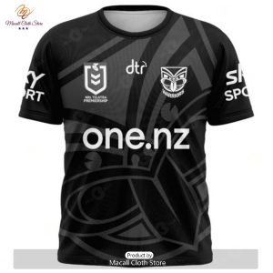 personalized nrl new zealand warriors monochrome design hoodie sweatshirt 3d 3 vxAWe
