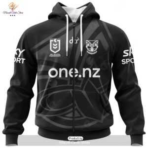 personalized nrl new zealand warriors monochrome design hoodie sweatshirt 3d 5 Dvf1t