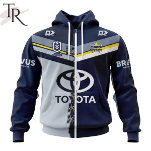 personalized nrl north queensland cowboys home mix away kits hoodie 2 7KCaq