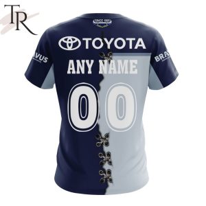 personalized nrl north queensland cowboys home mix away kits hoodie 9 lPD2J