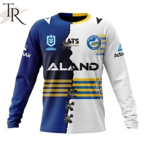personalized nrl parramatta eels home mix away kits hoodie 6 ESJwZ