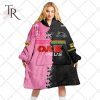 Personalized NRL Penrith Panthers Mix V2 Jersey Oodie, Flanket, Blanket Hoodie, Snuggie