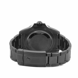 rolex blaken gmt master ii singel black dial 116710 dlc pvd r