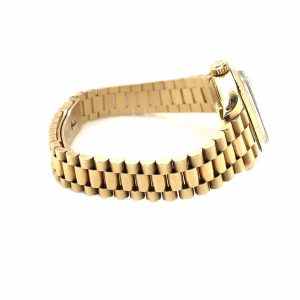 rolex datejust 279138rbr yellow gold daimond automatic mother pearl dial jubilee replica