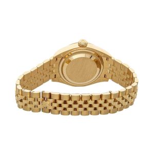 rolex datejust 279178 yellow gold automatic silver dial jubilee 1