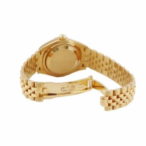 rolex datejust 279178 yellow gold automatic silver dial jubilee 3
