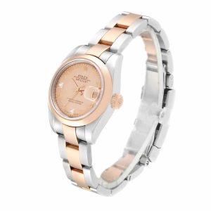 rolex datejust 28mm 279161 steel everose gold automatic chocolate dial 2