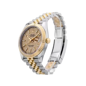 rolex datejust 41 126333 gold motif replica 1 1