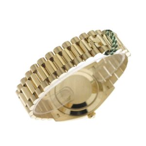 rolex day date 228238 kw yellow gold black dial replica3