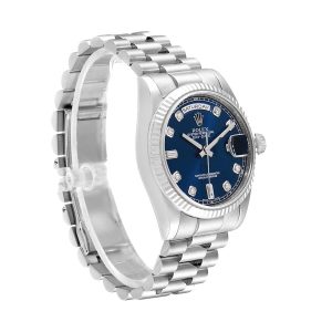 rolex day date 36 blue dial 128239 oyster replica