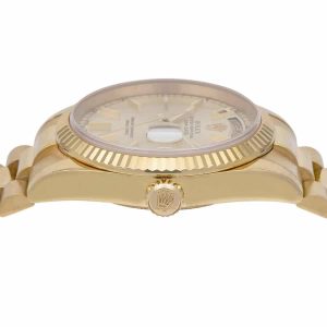 rolex day date automatic yellow gold champagne dial 118238